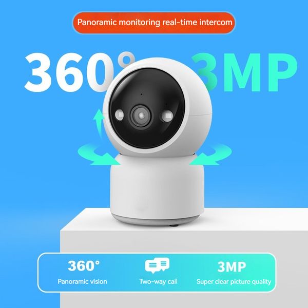 Tuya-cámara inteligente de visión nocturna 1080P WiFi, cámara de vigilancia IP inalámbrica para interiores, detección IA, seguimiento automático, Monitor de seguridad para bebés