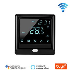 Tuya Smart Thermostat WiFi LCD Contrôle de commande de température pour le chauffage au sol fonctionne avec Google Home, Alexa