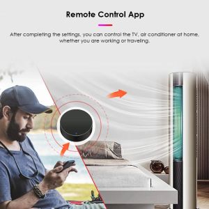 Tuya Smart WiFi IR Remote Control Universal Infrared DIY afstandsbediening voor TV DVD AUD AC AC -stem werkt met Alexa Google Home