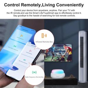 TUYA SMART WIFI IR Remote pour TV DVD Air Conditioning Smart Home Universal Infrared Remote Control fonctionne avec Alexa, Google Home