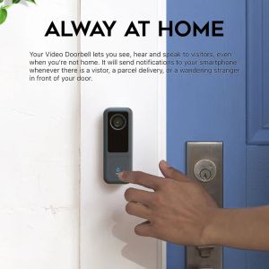 TUYA VIDEO DOOT DOORD WIFI 2K DOOR BELL CAME IP CAME SMART HOME SECURITÉ BEILLE VIDEO DE PETIT DORPOME SEPLE