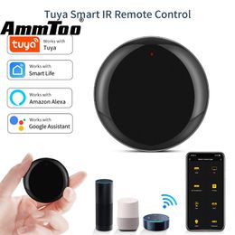 Tuya wifi ir télécommande Smart Universal Infrared Smart Home App Vocal Control for TV via Smart Life App Alexa Google Home