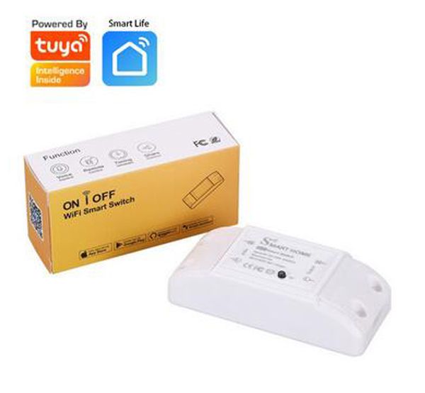 TUYA Wifi Switch Smart Home Control Breaker DIY Control remoto inalámbrico Domotica Luz Automatización Módulo de relé APP Controlador Temporizador Trabajar con Alexa Amazon Google Vs Aqara