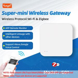 Tuya Zigbee 30 HUB sans fil Smart Home Bridge Life protocole de télécommande fonctionne avec Alexa 240228