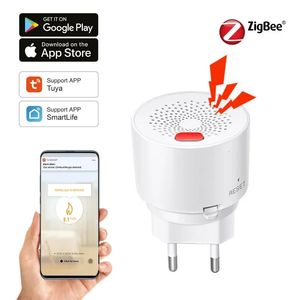 Tuya Zigbee Smart Home Capteur de gaz naturel Ménage combustible Smart LPG FEAKAGE DÉCHETING ALARME DÉCECTOR