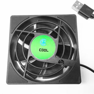 TV Box Ventilador de refrigeración TV Box Silent Quiet Cooler 5V USB Power Radiator Mini Fan