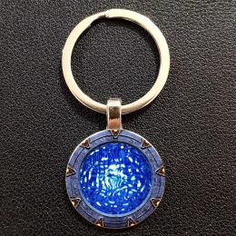 TV Drama Stargate Portal Atlantis Key Chain Art Photo Glass Dome Keychain Bags Hot Key Ring For Friend Sieraden geschenken