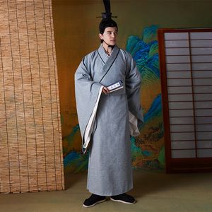Vêtements de scène de film de télévision chinois ancien hanfu performance masculine costume de vêtements traditionnels de la dynastie Han confucius cosplay show Vêtements