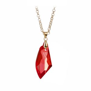 TV Jewelry-collar con colgante de piedra mágica, colgantes rojos, regalos, joyería para fanáticos de los niños, regalo