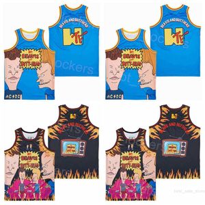 TV-film Beavis en Butt Head Jerseys Film Basketball Do America The House Down 1996 Retro Blank College Sport Ademvolle pullover High School Grootte S-XXXL