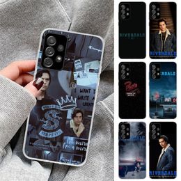 TV Riverdale -serie Cole Sprouse -telefoonhoesje voor Samsung Galaxy S23 S22 S21 plus Ultra A12 A32 A53 Transparante telefoonomslag