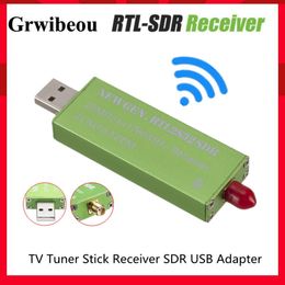 TV Stick Grwibeou Meilleures offres Adaptateur USB SDR RTL-SDR RTL2832U R820T2 1Ppm TCXO Tuner TV Stick Récepteur Adaptateur USB SDR en alliage d'aluminium 230831