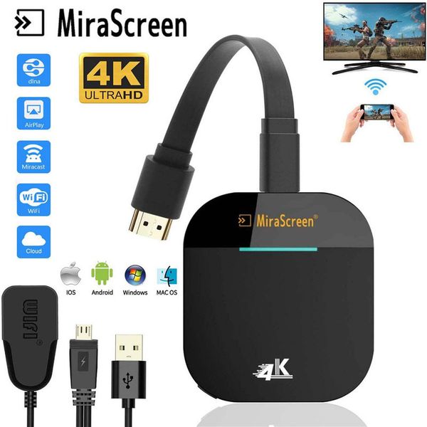 TV Stick MirASSCreen 5G Wifi 1080P G5 Display Receptor Untuk Google Chromecast kompatibel Miracast untuk Android 230517