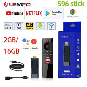 TV Stick S96 Smart Android 10 Box AllWinner H313 2GB 16GB 24G5G WiFi Top Bluetooth 50 230812