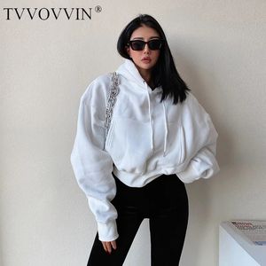 TVVOVVIN-Sudadera con capucha holgada americana con manga de murciélago para mujer, jersey grande de cintura alta a la moda, Tops cortos coreanos para mujer 6ZNU 240314