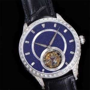 TW 1663406 MONTRE DE LUXE MENS Horloges Zwitsers 43mm 978 Tourbillon Automatische Machine Beweging Fijne Stalen Case Diamond Horloge Horloges