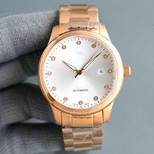 TW 40X10mm montre de luxe heren horloges automatisch mechanisch uurwerk stalen kast luxe horloge Horloges Relojes