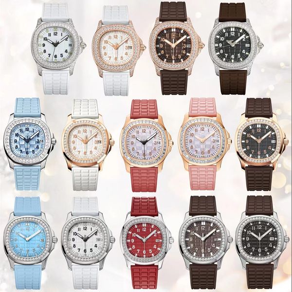 TW usine nouvelle montre pour femme montres pour femmes diamants 35,6-9,5 mm CAL.324 mouvement mécanique entièrement automatique bracelet en caoutchouc miroir saphir