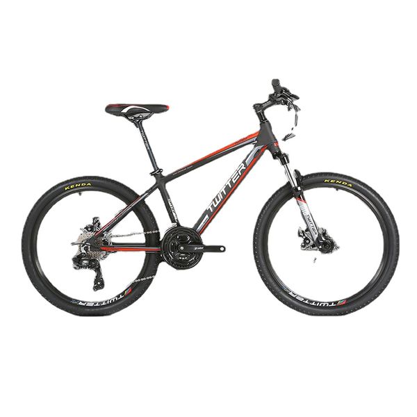 Tw2400 VTT 24 pouces 21 vitesse Variable Double frein à disque en alliage d'aluminium vélo hommes et femmes étudiant vélo 24 pouces vélo