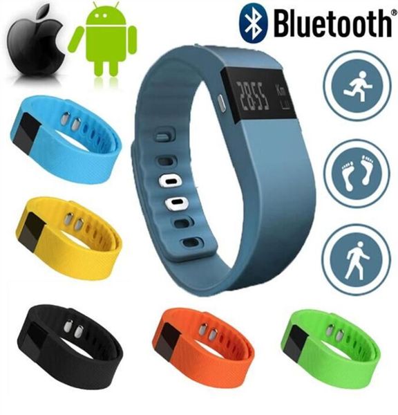 TW64 Bracelet intelligent Fitness activité Tracker Bluetooth 40 Smartband Sport Bracelet podomètre pour IOS Samsung téléphones portables Android 5973274