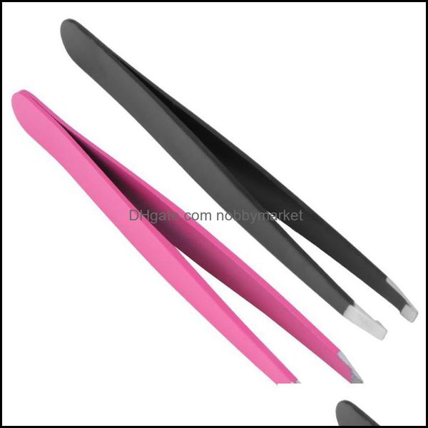 Tweezers Outils de ramassage 1pcs Nourbe à sourcils Nivettes en acier inoxydable Repurier des cheveux Brow Trimmer Clip Clip Cosmetic Beauty Makeup