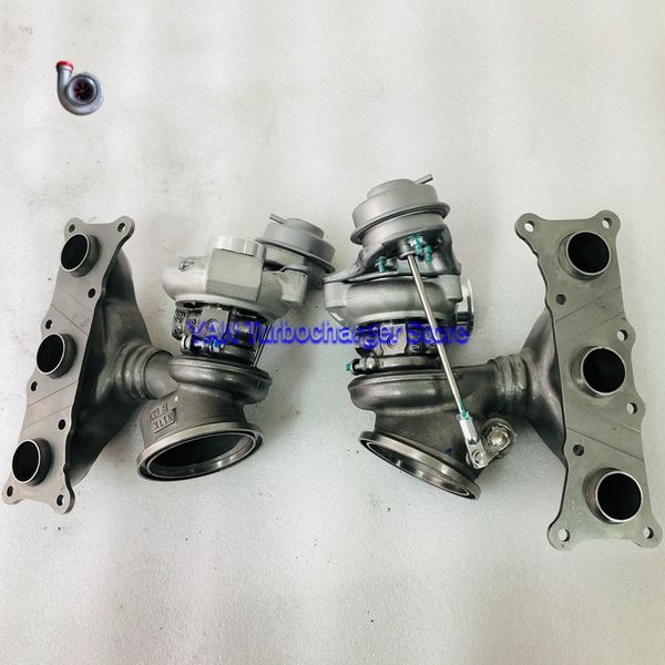 Turbocompresores gemelos TD04L 07031 + 07041 para BMW E90 E92 E93 135i 335i N54 700HP Turbo Billet 6 + 6 17T