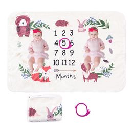 Twins maandelijkse mijlpaal deken voor jongens meisjes neutrale baby shower Twin cadeau kwekerij decor fotografie achtergrond Star Prop inbegrepen