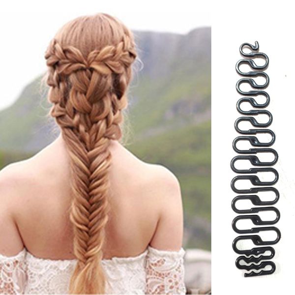 Twist Headwear Tools Multi-style Femmes Accessoires de cheveux DIY CHELSHING Traiding Tools Magic Donut Bun Maker Hairstyle Braider