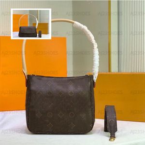 Sac à bandoulière à poignée ronde pour femme Sac à main de luxe pour femme Sac à main imprimé pour femme Sac à main sous les bras Sac fourre-tout classique pour femme 51147