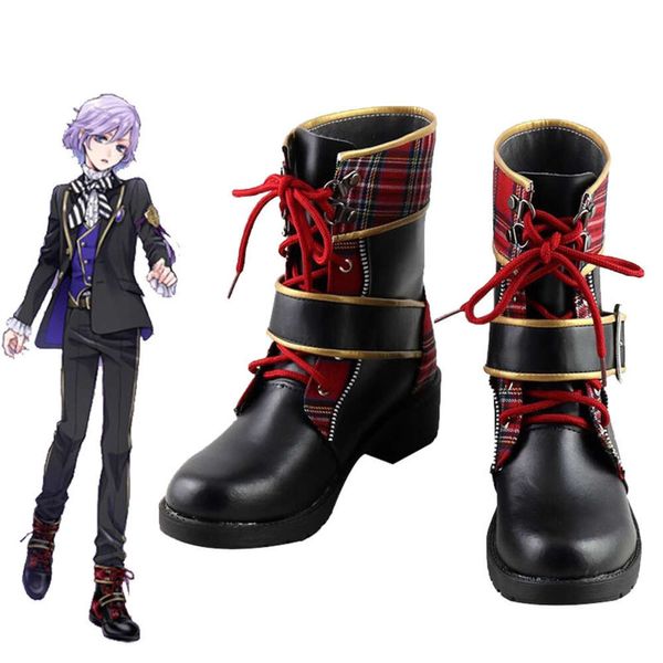 Twisted Wonderland Felmier zapatos de Cosplay Pomefiore Sleep Kiss Epel juego Anime botas cortas