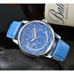 Dos puntadas y media de cuarzo casual cronógrafo de cuarzo de hombres que corren el segundo cinturón Kang Watch Running Watch Trend Touchsidscreen Quartz Movement Table Table Men's Quartz Watch