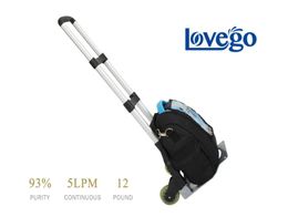 Le concentrateur d'oxygène portable Lovego à deux batteries fonctionne à 247 5 LPM à débit continu 93 pureté d'oxygène spécial pour la voiture et les voyages u3907952