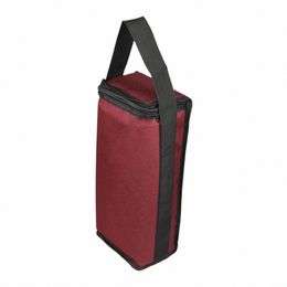 Sac à vins à deux bouteilles porteurs de vin thermique hommes Femmes Gift Oxford Tissu Isulate Isuled Wine Coloner For Party Wedding Beach V5XL #