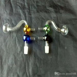 Twee bellen potglazen accessoires Glasrookpijpen kleurrijke mini multi-kleuren handbuizen beste lepel Glas