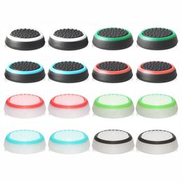 Gamepad Twee Kleuren Siliconen Joystick Cap Duimgreep Stick Grips Caps Case Voor PS5 PS4 PS3 Xbox one 360 Wii U Controller Hoge Kwaliteit SNEL SCHIP