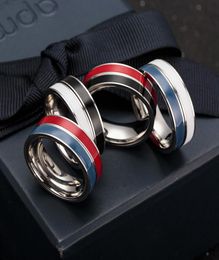 Deux couleurs couture anneaux rotatifs en acier inoxydable bijoux accessoires bague pour femmes hommes Couple amoureux cadeau taille 7119535317