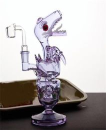 Fab Dino Pipe, plate-forme pétrolière à joint femelle de 145mm, deux couleurs, avec pomme de douche, par narguilé, en Stock3211884