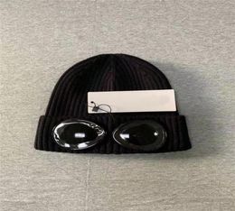 Dois óculos óculos gorros homens outono inverno grosso malha crânio bonés esportes ao ar livre chapéus mulheres uniessex gorros preto cinza azul965354706