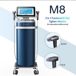 Deux poignées Fractional Miconeedle RF Machine de serrage cutanée Machine de ride Retournefoux de ciel Retourn