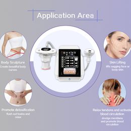 Deux poignées rotatives à pression négative sous vide RF Machine Body Sculpting Graisse Perte de poids Réduction de la cellulite Raffermissement de la peau Équipement de beauté non invasif