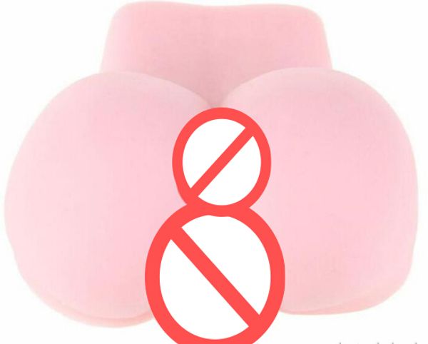 Dos agujeros suave TPR Vagina juguete sexual muñecas culo femenino realista para masturbación masculina sexo amor rosa Vagina Artificial mastuibation en venta