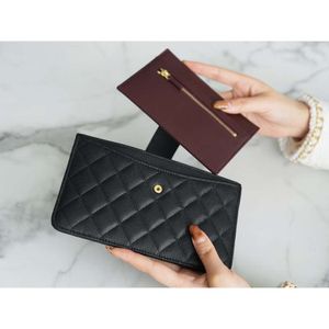 Bolso de teléfono móvil dos en uno oro negro personalizado de grano fino personalizado ballet de moneda bolso bolso de comidas noche