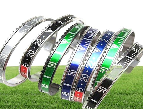 Twee Mix Kleur Manchet Sieraden Vrouw Multifunctionele Snelheidsmeter Power Armband Vners Horloge Manchet Sieraden Man Italiaanse Snelheidsmeter Brace9282149