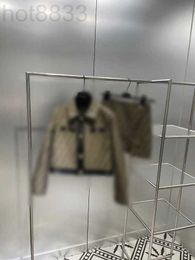 Deux pièces robe Designer nouvelle lettre classique veste équestre taille haute petite jupe fendue Z7LE