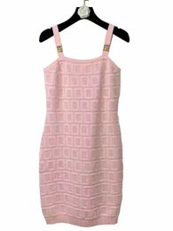 Tweedelige jurk Ontwerper Afdrukken Casual Jurken Hoge kwaliteit damesstukken Gebreide tanktop Rok Lady Outwears