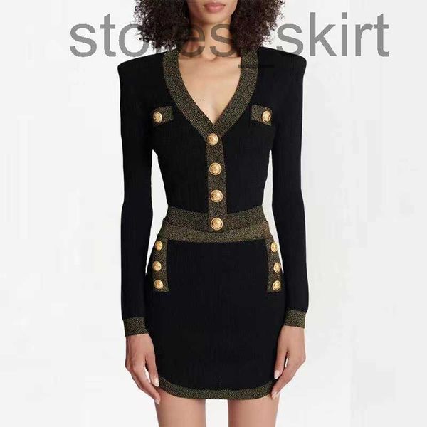 Designer de luxe marque de femmes ensembles OOTD nouvel automne hiver deux pièces veste de mode jupe courte femmes sexy designer décontracté B67K