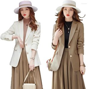 Tweede stuk jurk hoogwaardige herfst winterkantoor dames blazer rokpak zwart beige olijfgroen dames zakelijk werk slijtage formele set