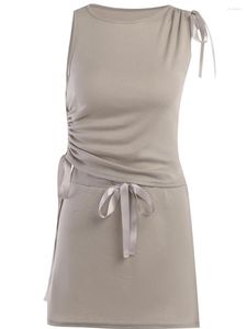Tweedelige jurk Dames Y2k Ruffle 2 roksets 3D Floral Sheer Mesh Crop Top Bodycon Mini Fringed Tassels Summer Set (10 Solid Rose