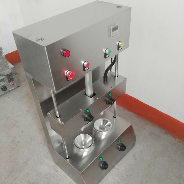 Máquina comercial de conos de Pizza, moldes de dos piezas, máquinas para hacer Pizza de mano con soporte y tubos de calentamiento