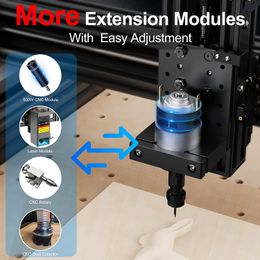 Twee bomen TTC450 CNC Frees Cutter voor Wood DIY Mini Laser Engraving Machine 3 As CNC Router GRBL voor acryl PCB PVC Metaal